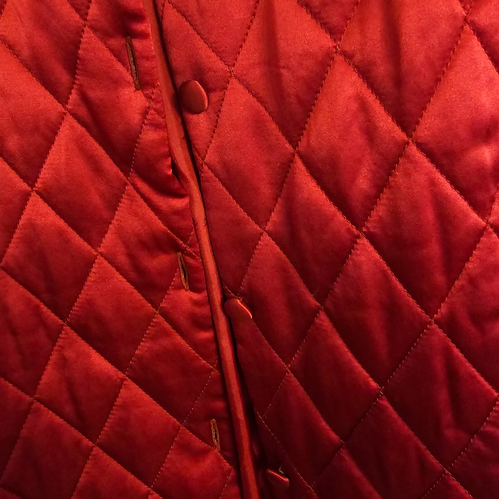 Women's Restoration Hardware Silk Quilted Jacket - Sz. L Euc — image 6 of 6